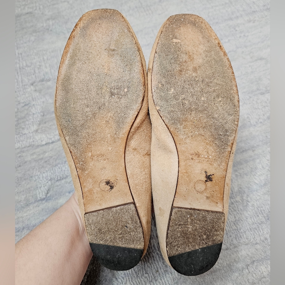WANT Les Essentiels Beige Suede Slip-Ons - Picture 10 of 12